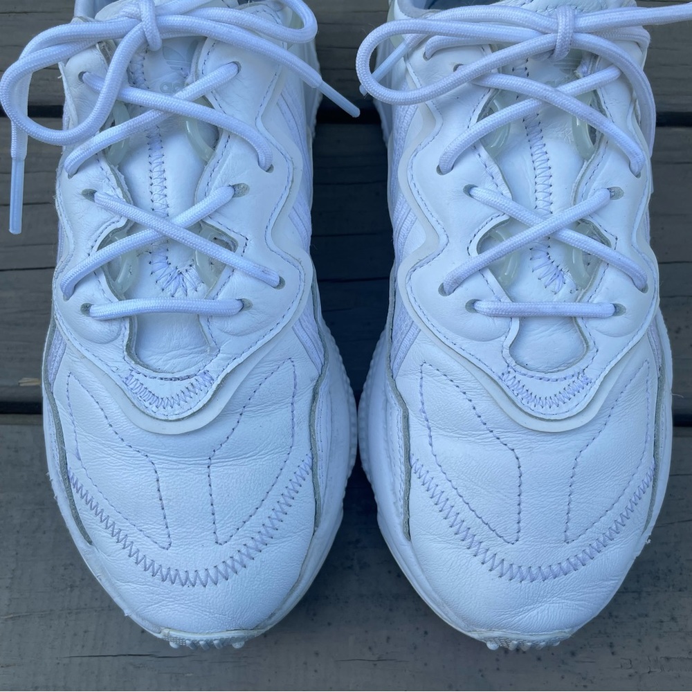adidas Ozweego Triple White shoes size 7 - Picture 7 of 16